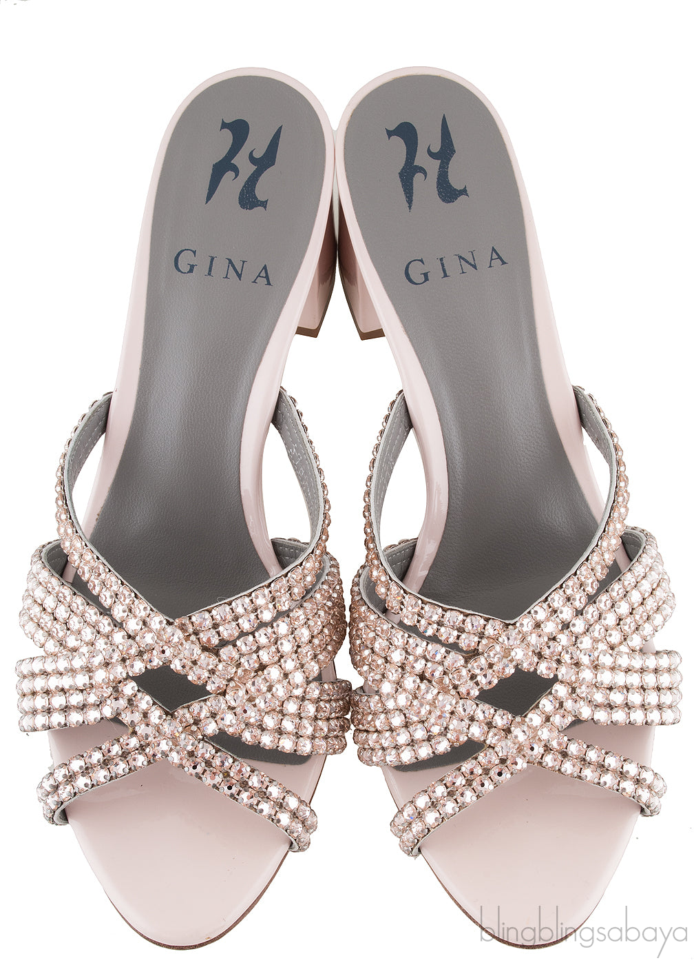 Light Pink Crystal Mule