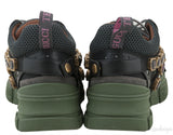 Flashtrek Green Sneaker with Crystals