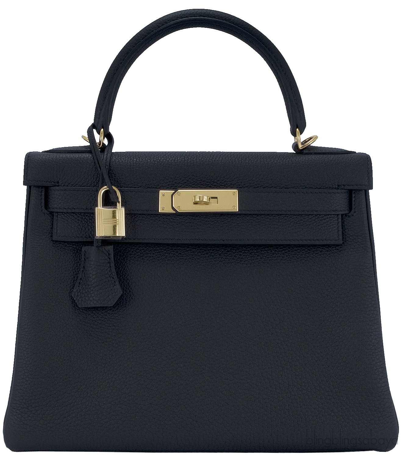 Kelly 28 Black Togo GHW