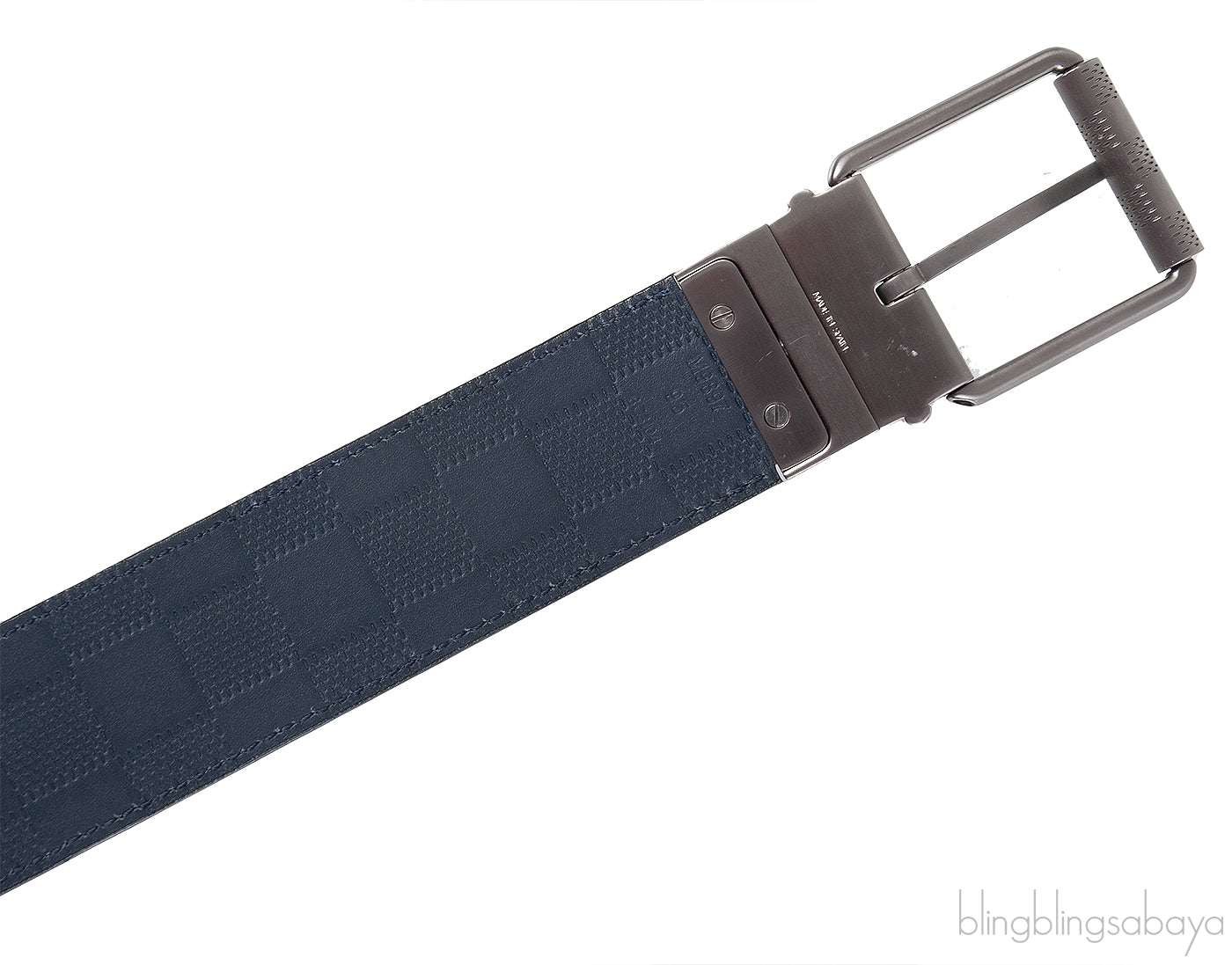 Blue Damier 40 MM Reversible Belt