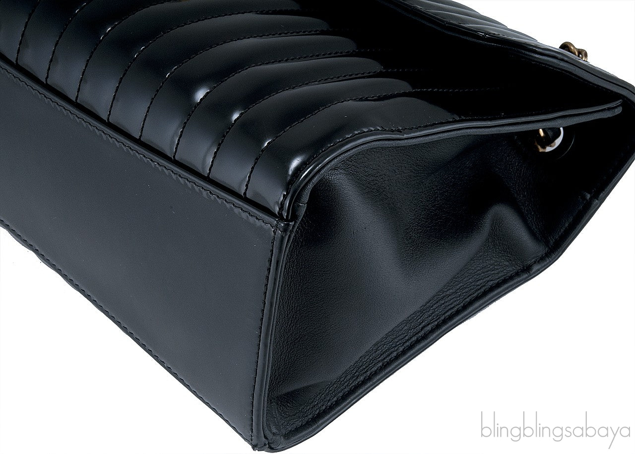 Black Quilted Boy Bag