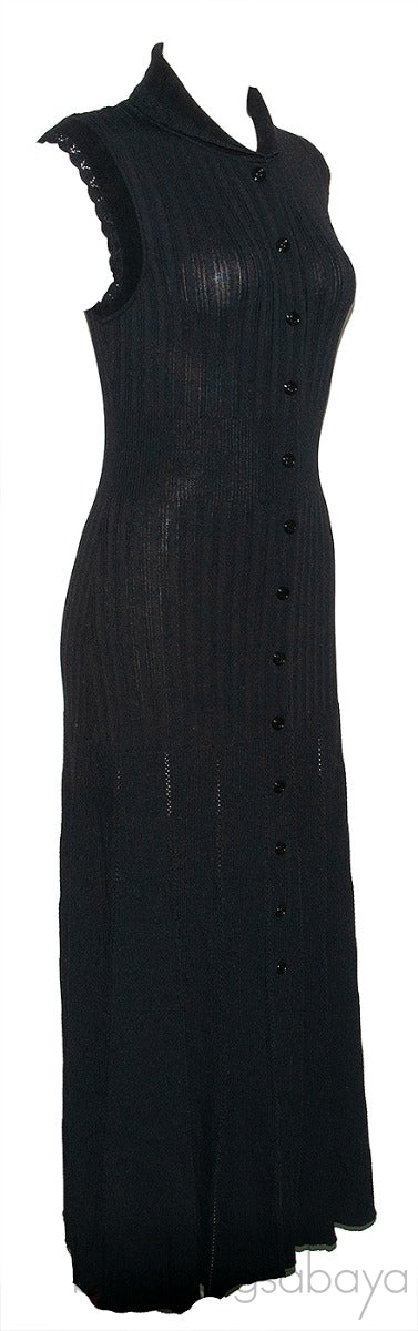 Black Knitted Dress