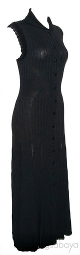 Black Knitted Dress