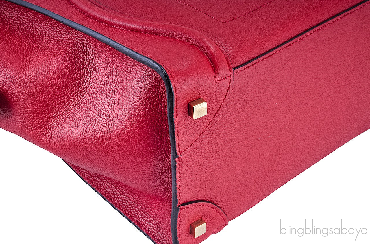 Mini Luggage Coquelicot Red