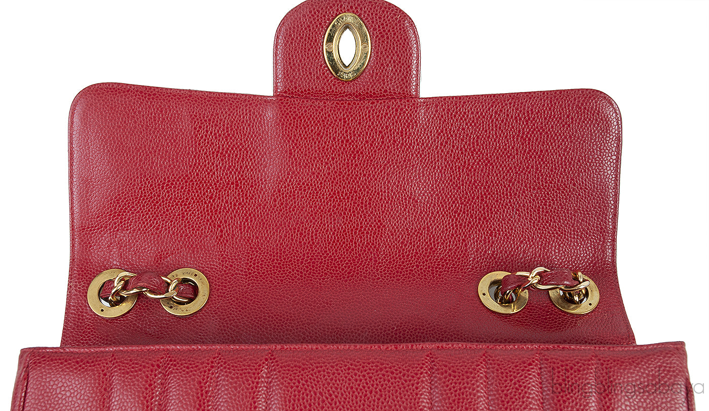 Red Caviar Vintage CC Flap Bag