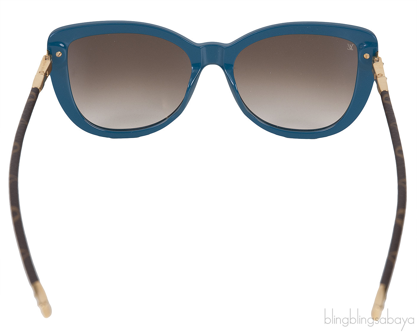 Charlotte Monogram Blue Sunglasses