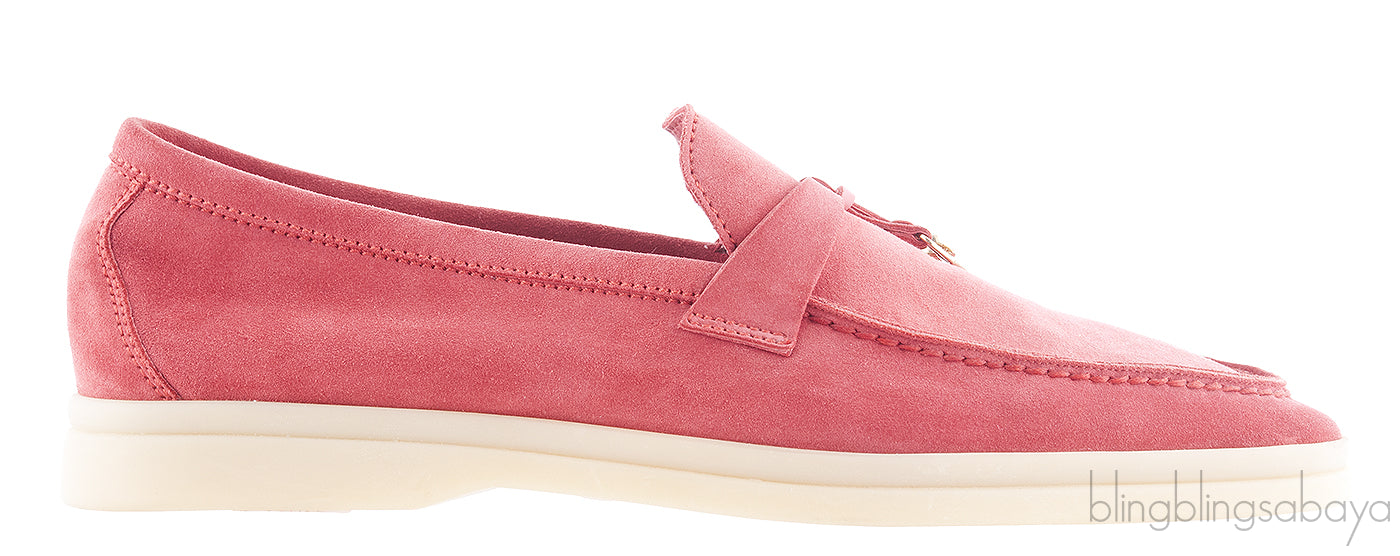 Summer Charms Walk Pinkish Red Loafers