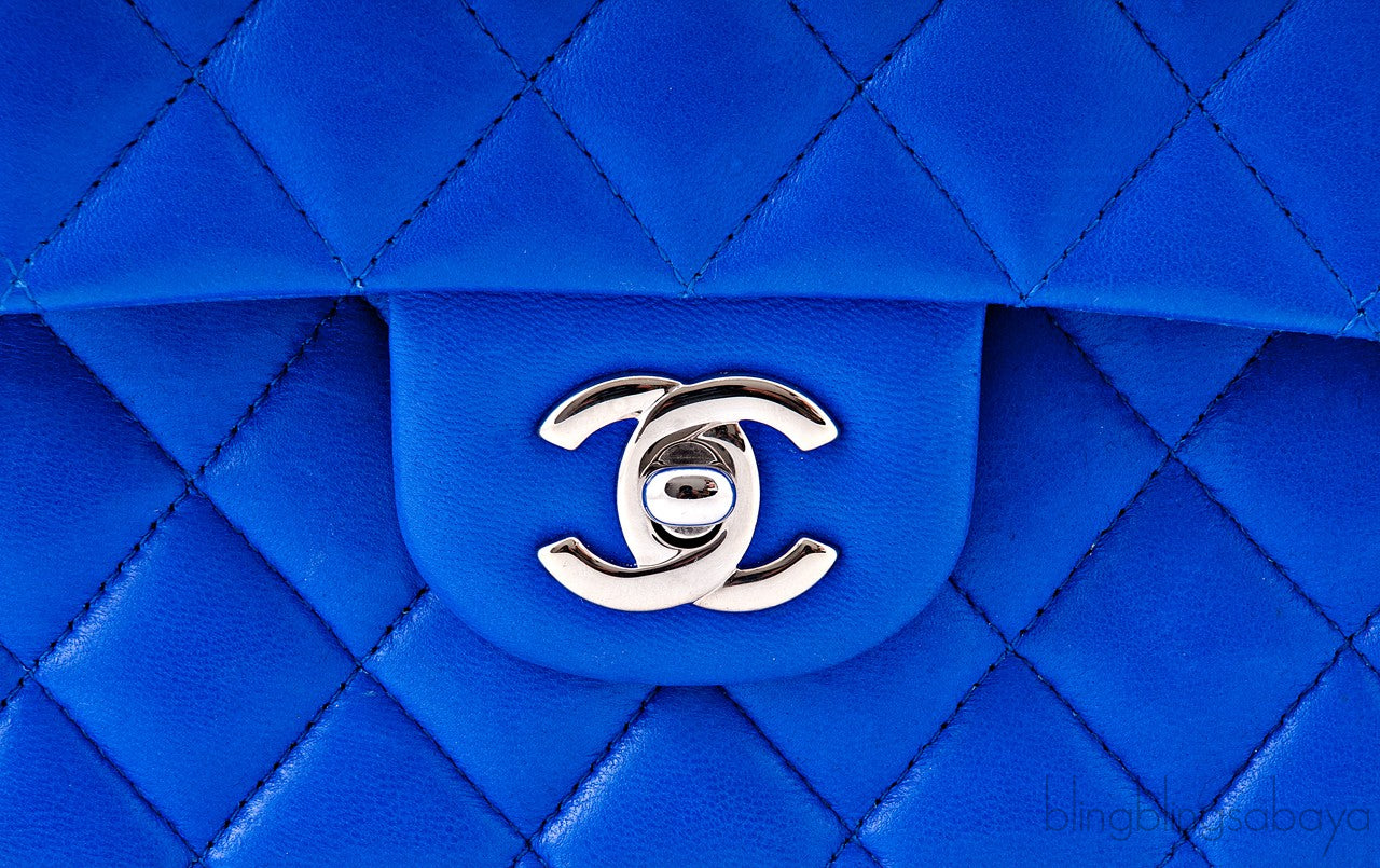 Timeless Bleu Royal Lambskin