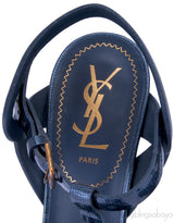 Navy Blue Patent Leather Tribute