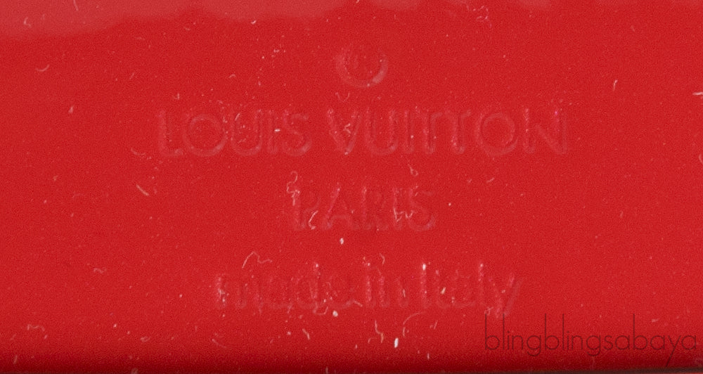 Louise Red Patent Clutch