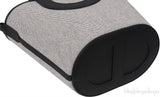 In-the-Loop 18 Ecru/Black Canvas & Black Swift Leather PHW