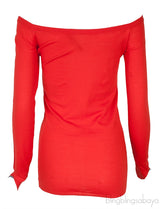 Red Wool Sweatshirt