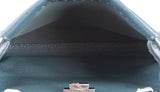 Fendi Selleria Peekaboo Dark Green Medium Python Handle Bag