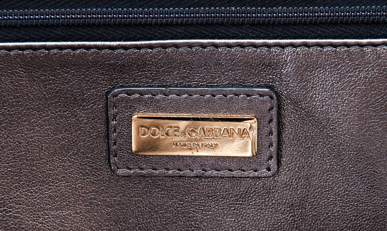 Miss Sicily Satchel Silver Python