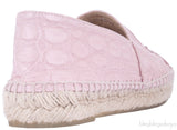 Pink Crocodile Espadrille
