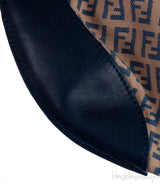 Fendi Blue FF Printed Canvas Hobo