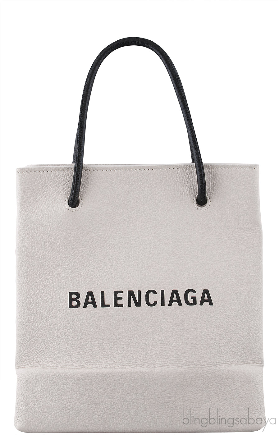 Logo Print Shopping Tote