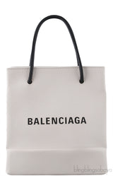 Logo Print Shopping Tote