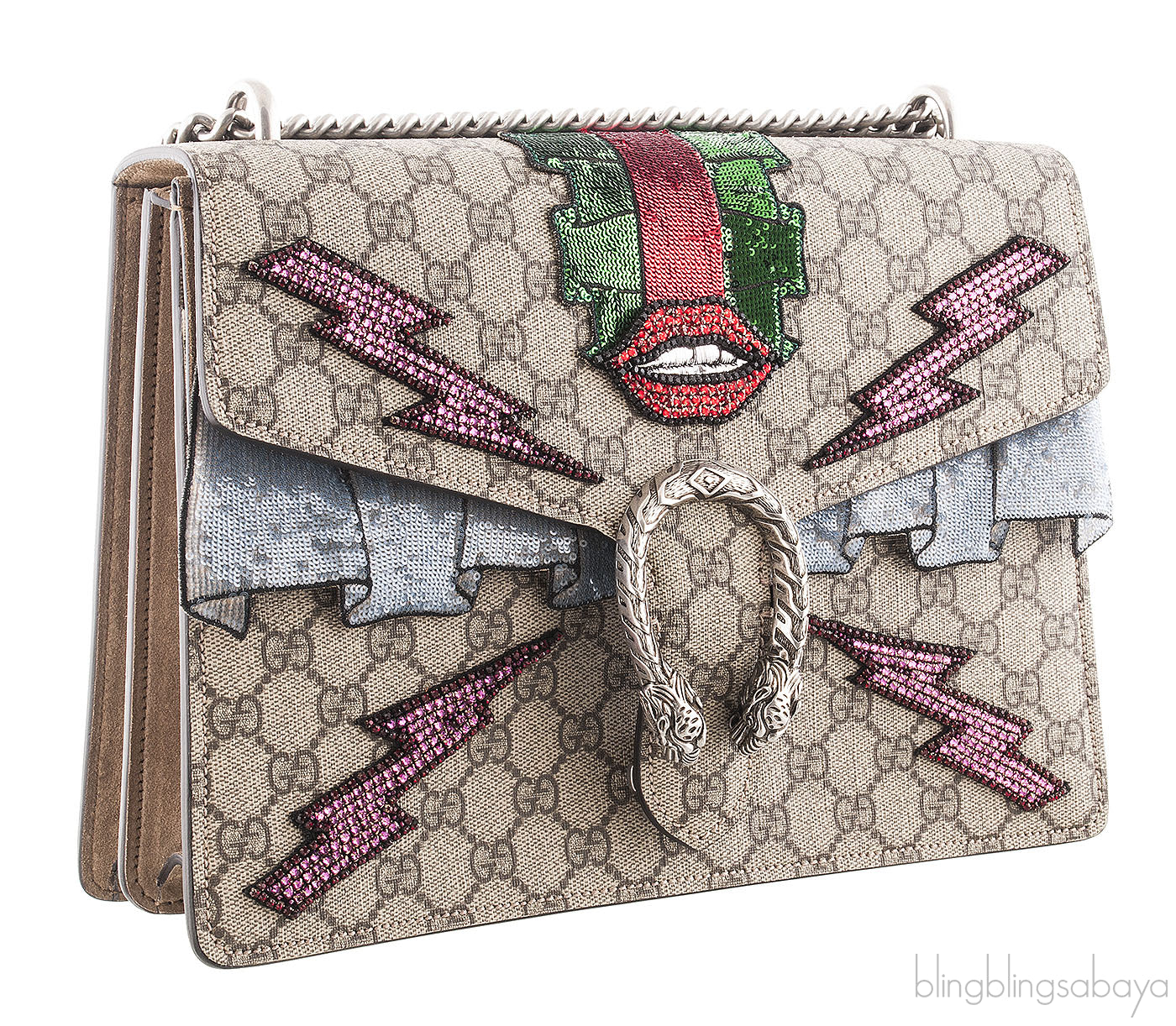 Dionysus GG Supreme Embroidered Bag