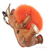 MCM Rabbit Heart Fur Charm