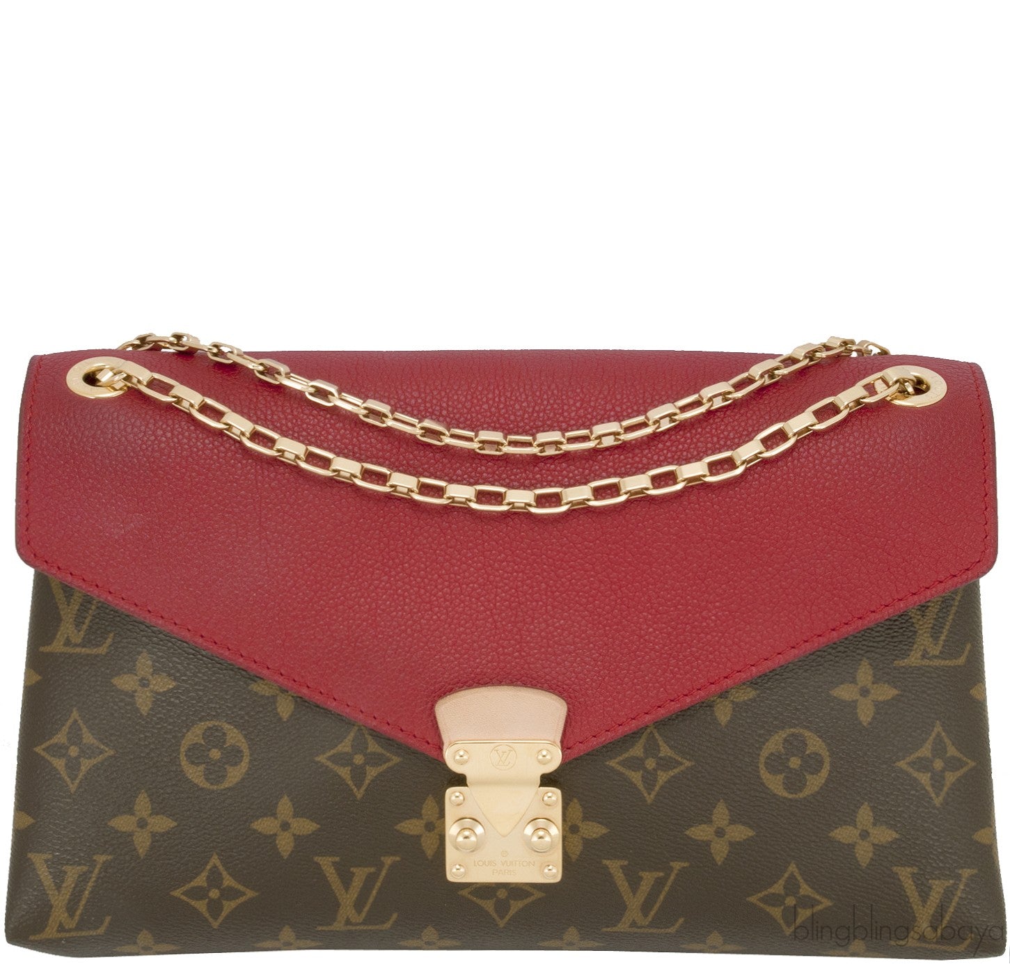 Red Pallas Chain Monogram Bag
