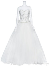 Tube Ball Wedding Gown