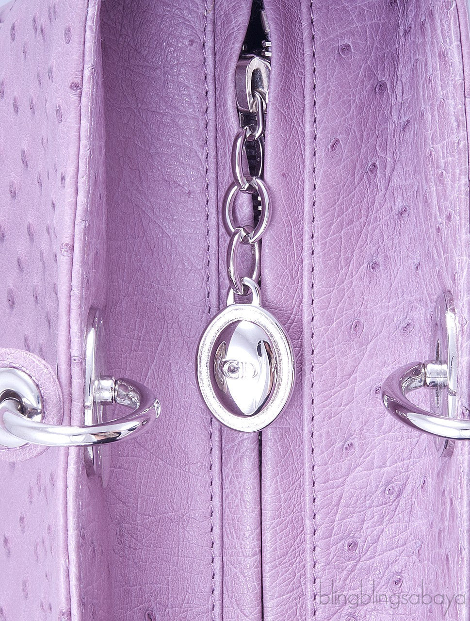 Lady Dior Lilac Ostrich