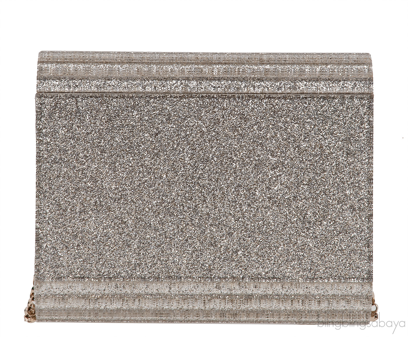 Candy Silver Glitter Acrylic Clutch Bag