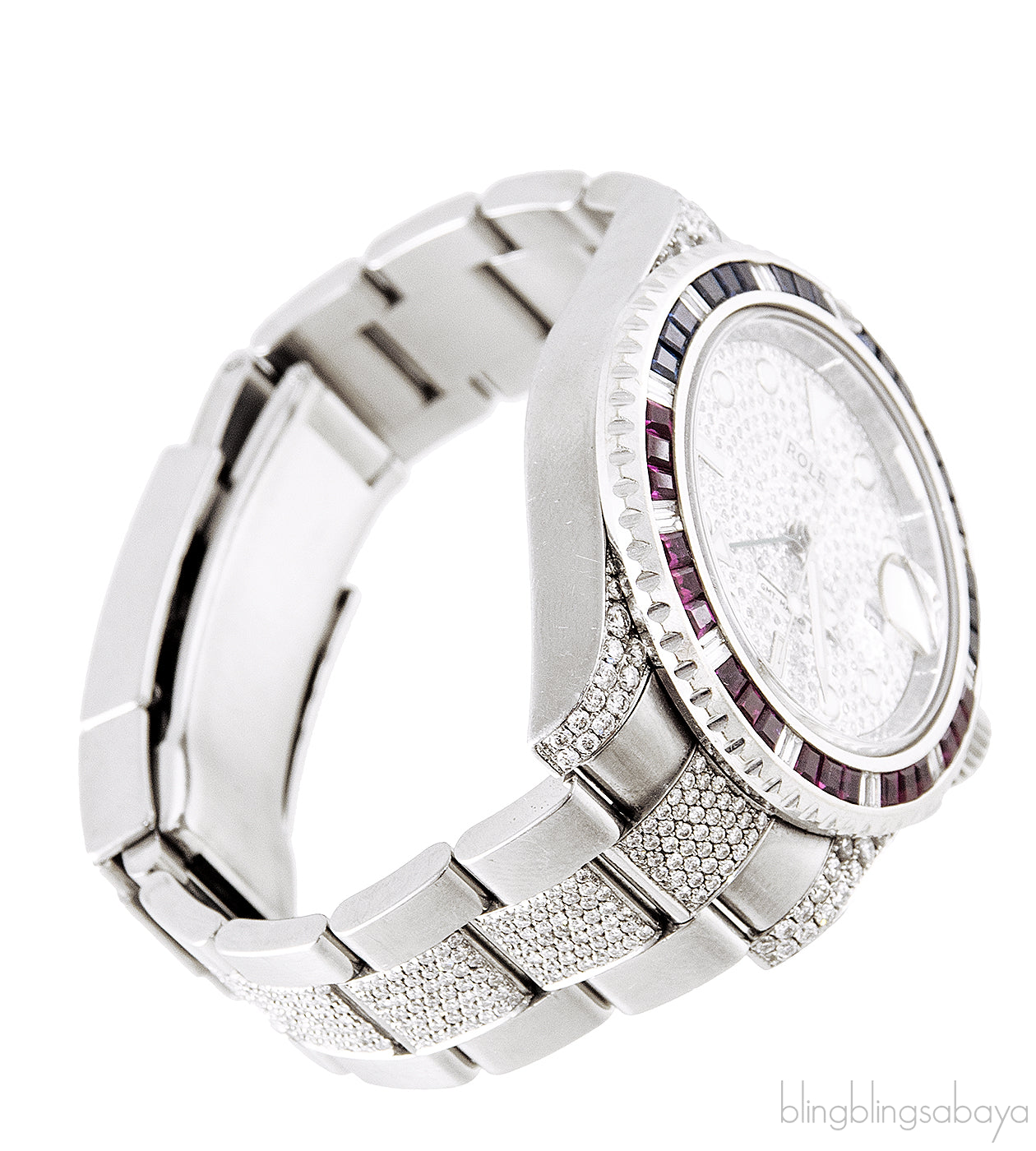 GMT MASTER II Custom Diamond Watch