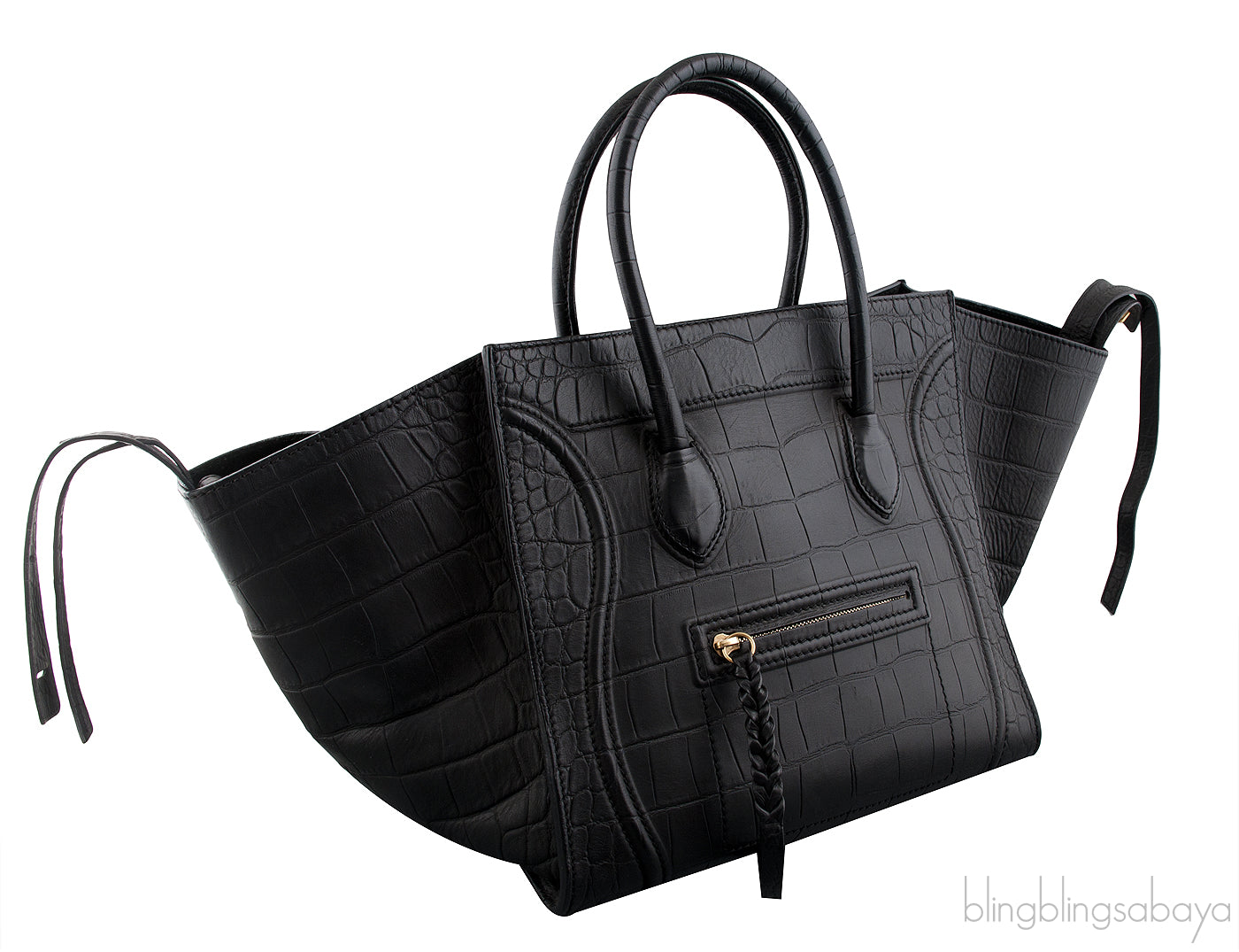 Phantom Black Croco Print