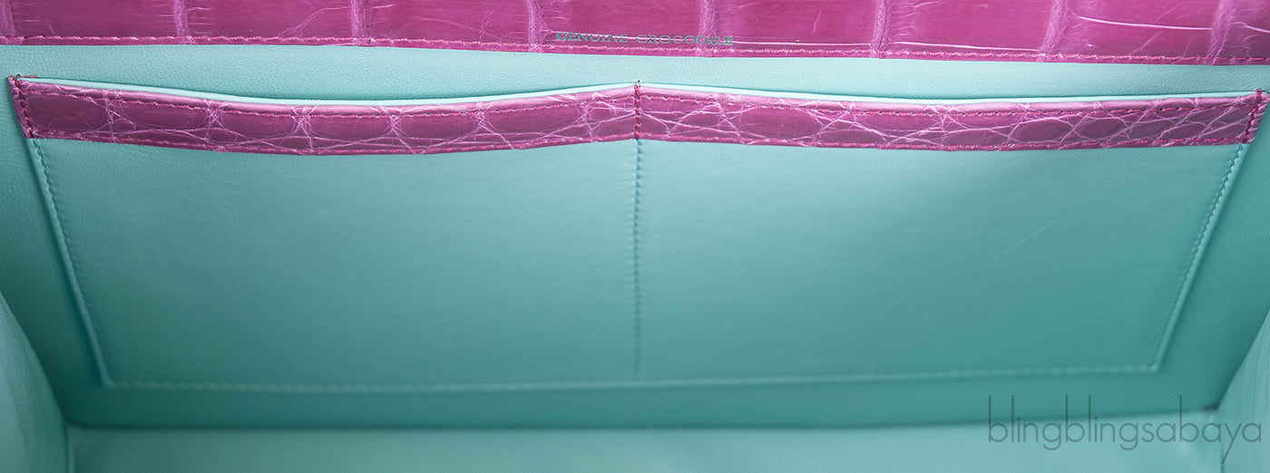 Tiffany & Co.Cornelia Purple Crocodile Lunch Box