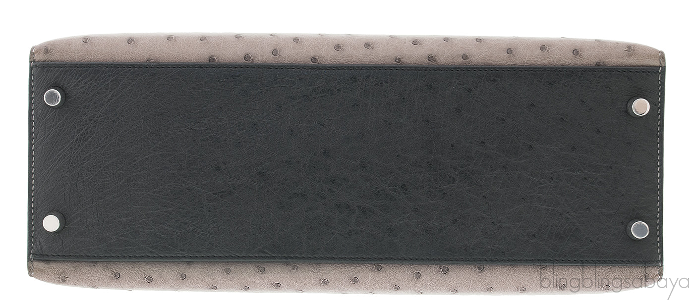 Kelly 32 Tri-color Ostrich PHW