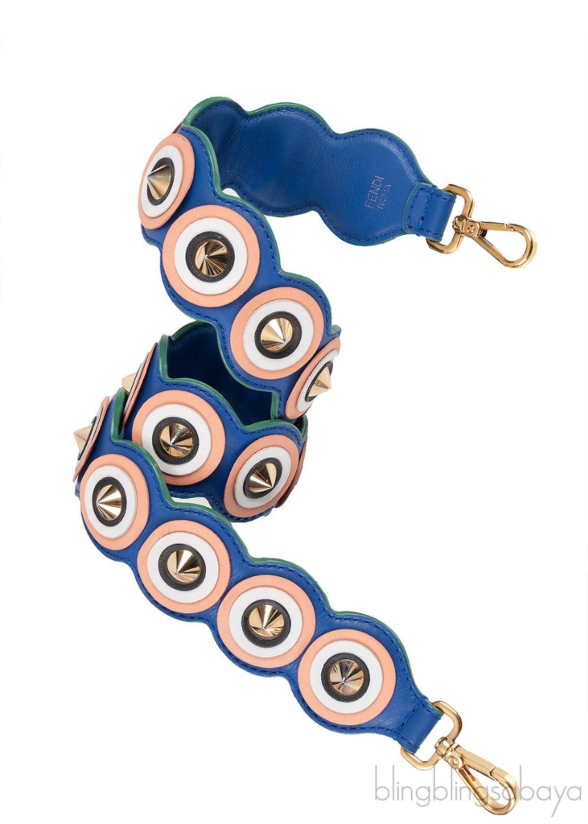 Multicolor Studded Shoulder Strap