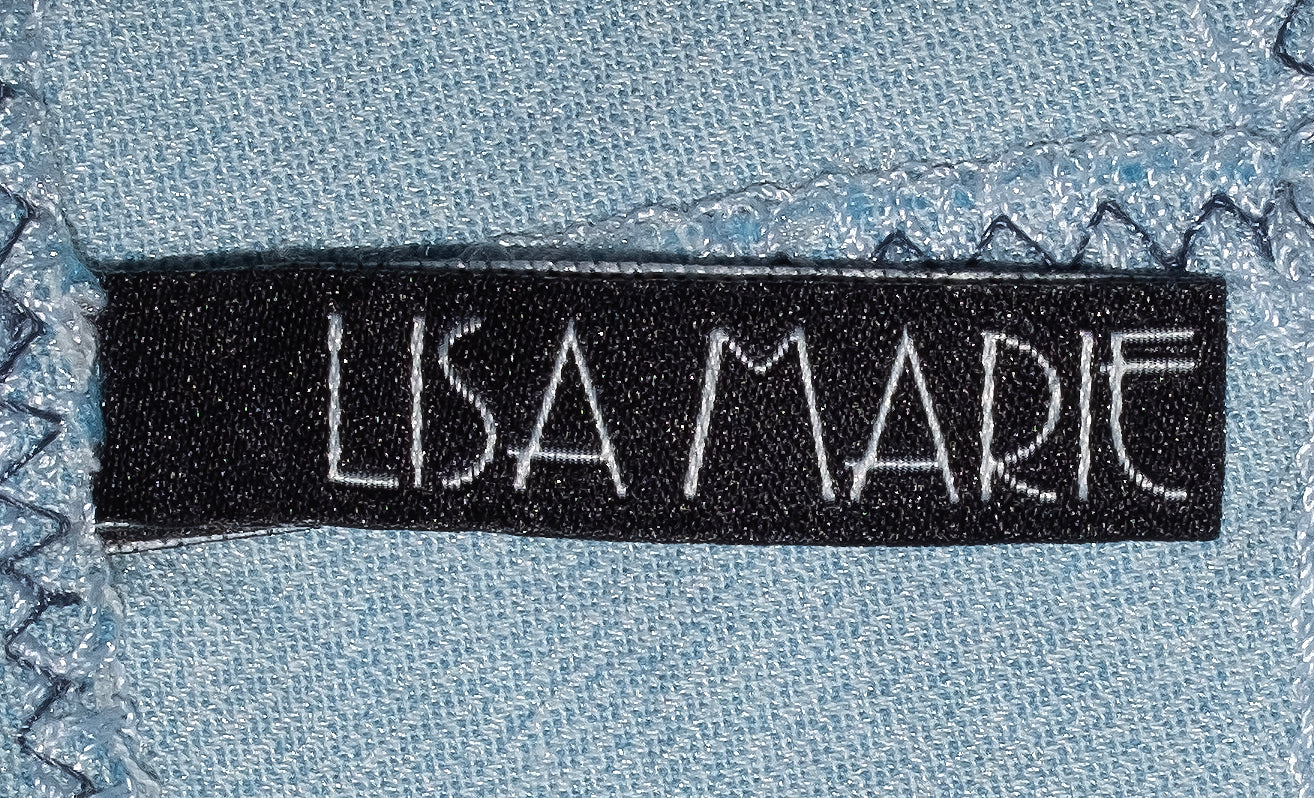 Lisa Marie Fernandez Blue Denim Bikini Set