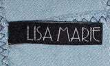 Lisa Marie Fernandez Blue Denim Bikini Set