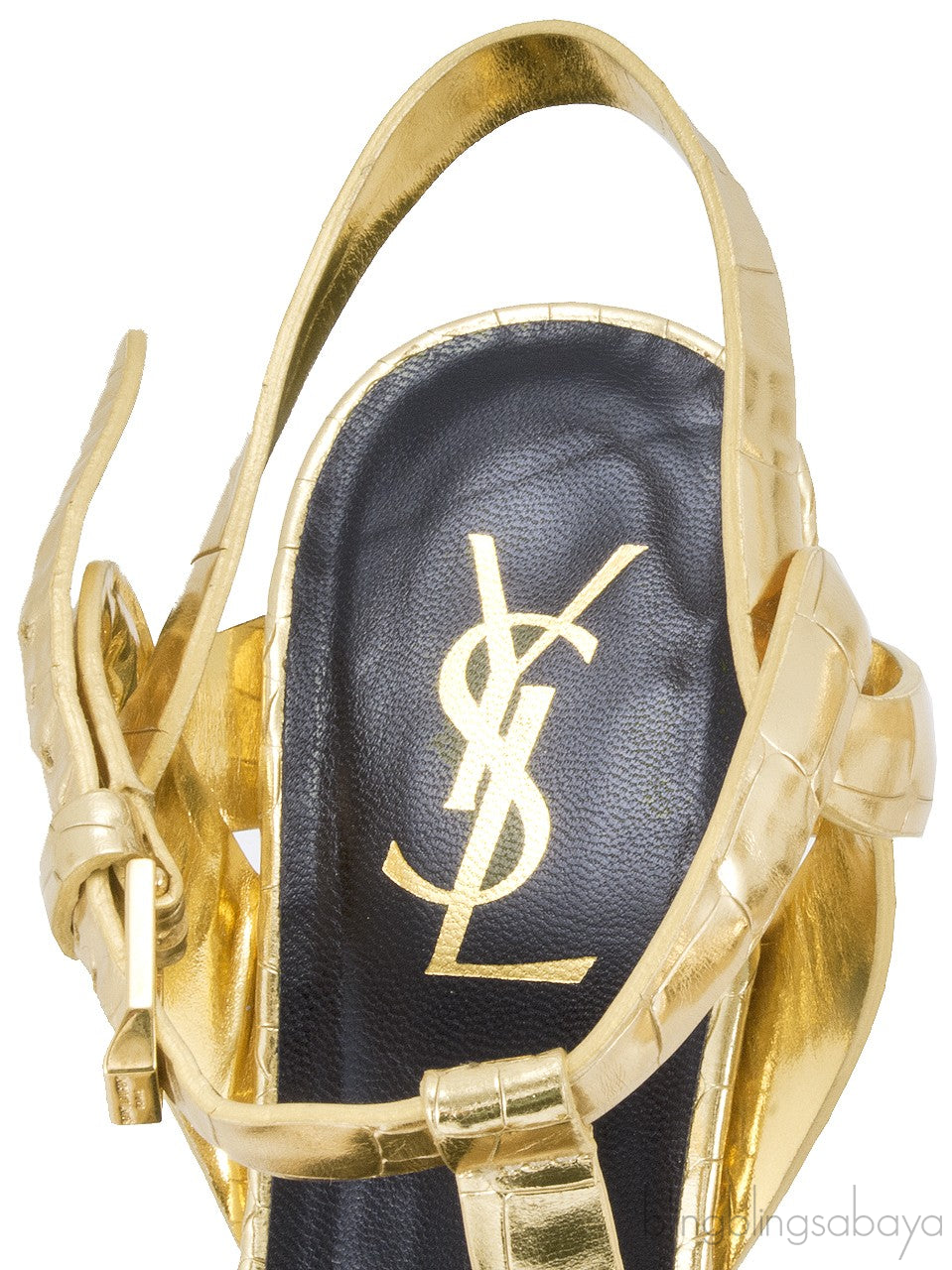 Crocodile Print Gold Tribue