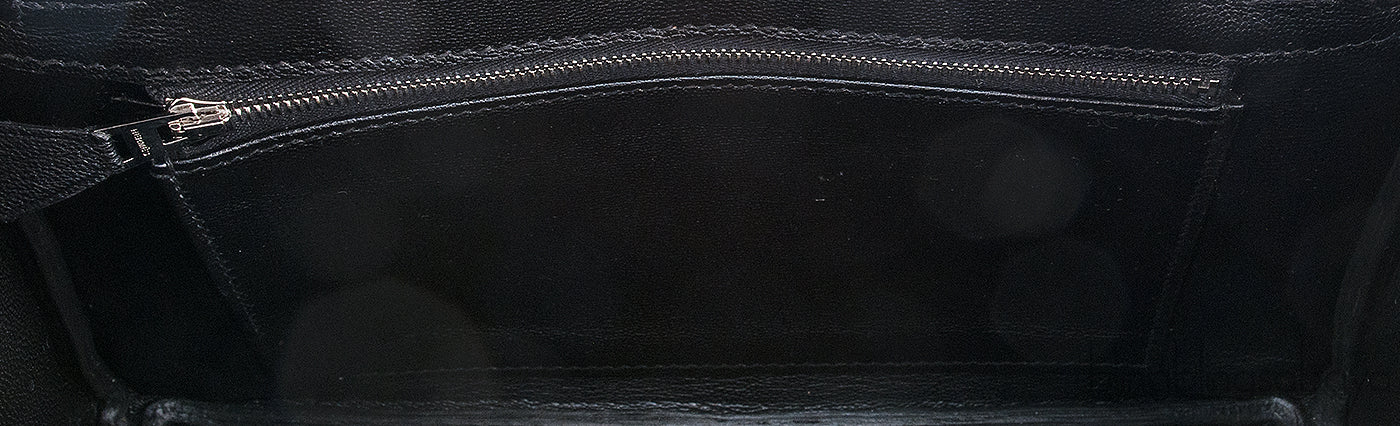 Birkin 25 Black Crocodile PHW