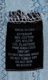 Lisa Marie Fernandez Blue Denim Bikini Set