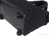 Black Quilted Nylon Cocoon Trolley Rolling Case