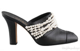 Black Pearl Slide Mule