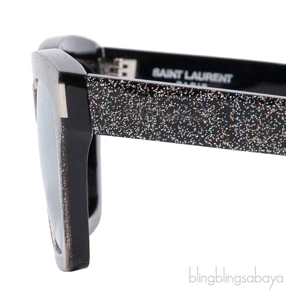 Saint Laurent Bold 1 Glitter Sunglasses