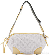 Monogram Denim Shoulder Bag