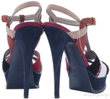 Multicolor Tribute T-strap Sandals