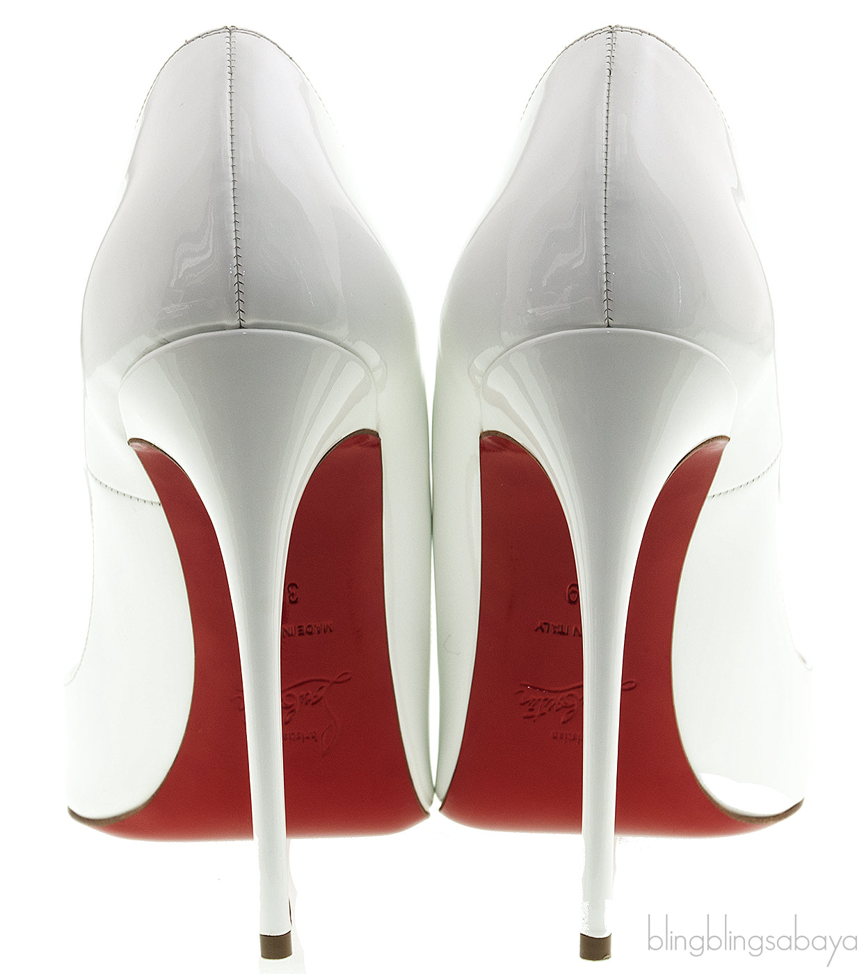 White Patent Pigalle Pump