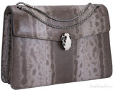 Serpenti  Karung Skin Flap Bag