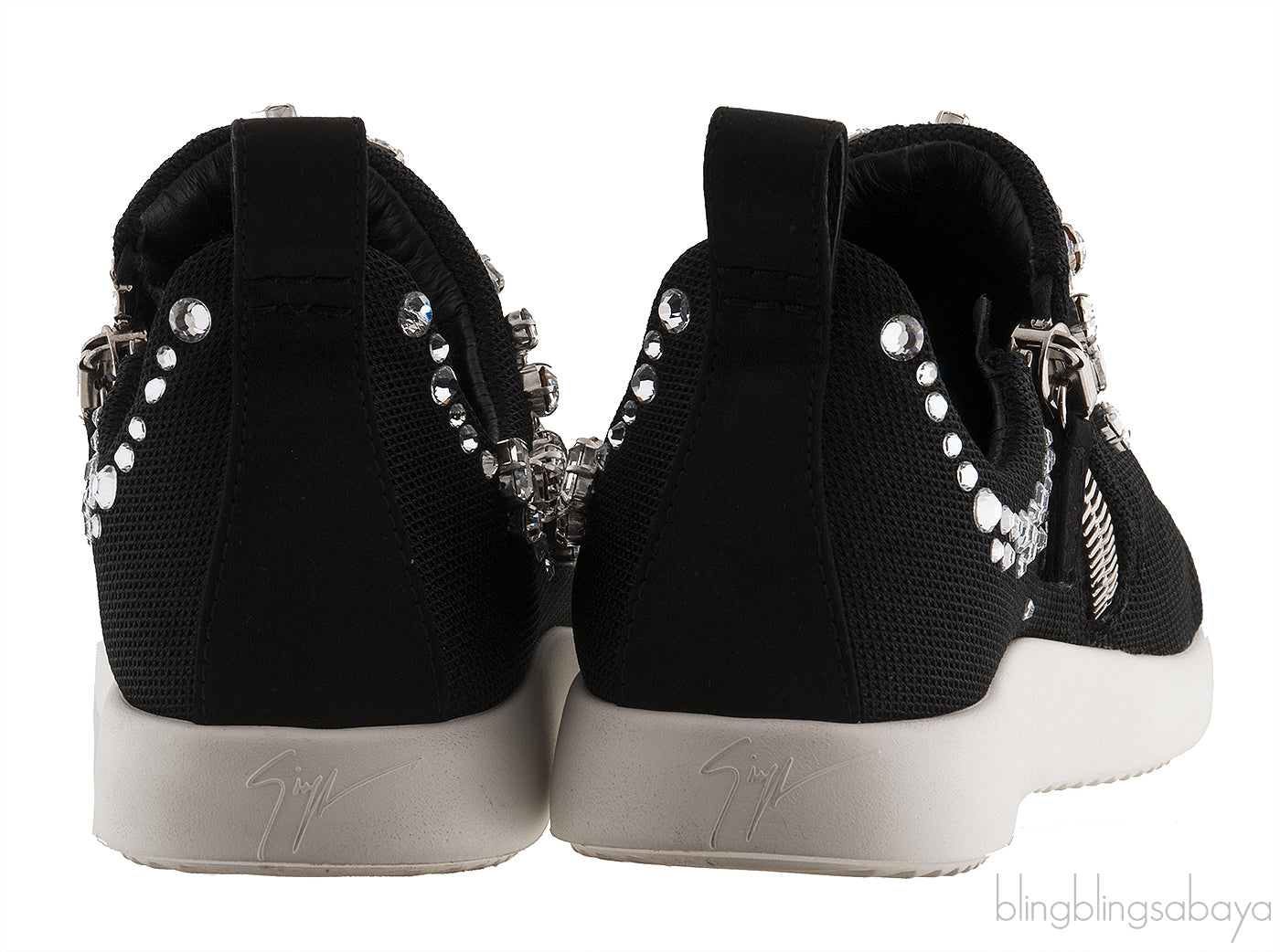 Gemma Crystal Black Sneaker