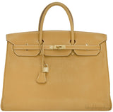 Birkin 40 Gold Vache Fjord GHW