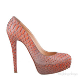 Bi-color Python Heels