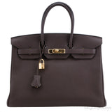 Birkin 35 Choco Brown Togo