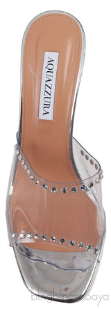 Aquazzura PVC Secrets 95mm Mules 38
